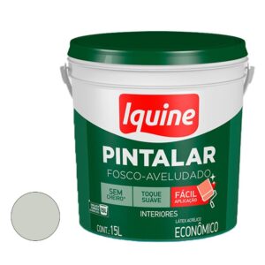 Tinta Vinil Acrílica Fosco Aveludado Pintalar 15 Litros Branco Gelo
